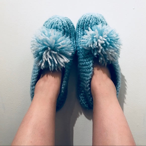 knit house slippers